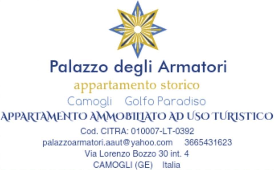 Palazzo Degli Armatori Appartamento Storico Camogli Exterior foto